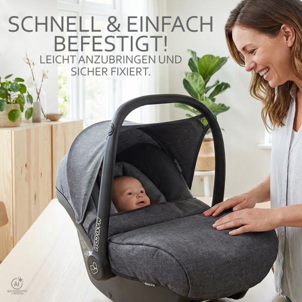 BAMBINIWELT Fußabdeckung für Babyschale Maxi-Cosi CabrioFix Wolle